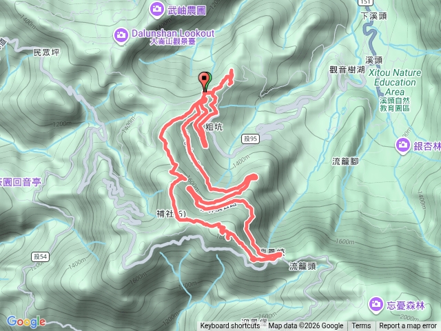 魯蛋快活林上羊頭崙山至龍鳳山出完成0繞