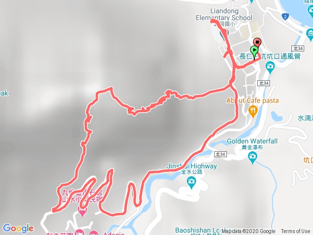 濂洞國小上基隆山東峰