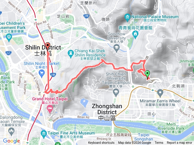 劍南路、文間山、劍潭山步道