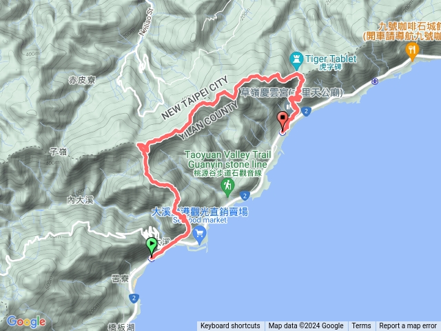 桃源谷步道 大溪→大里