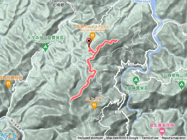 大隘山 鵝公髻山 五指連峰