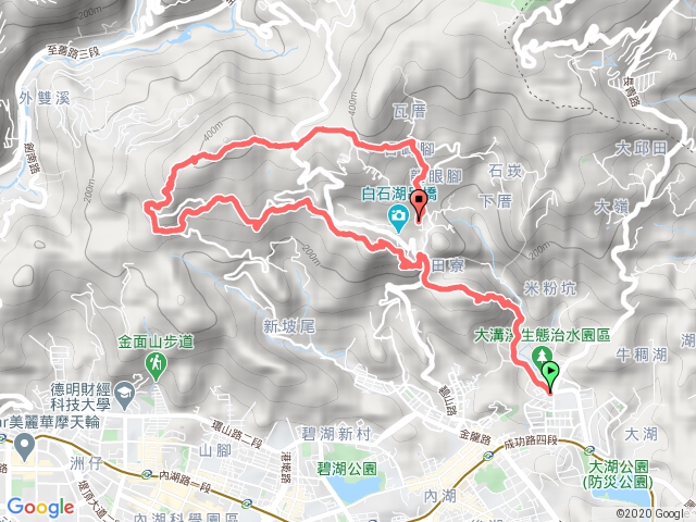 鯉魚山、白石湖