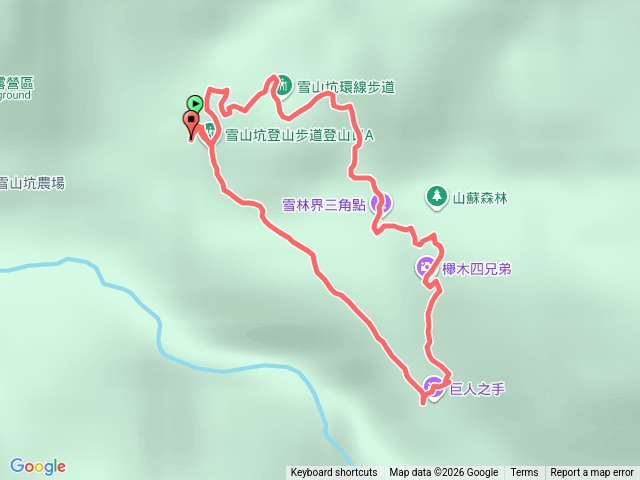 雪山坑步道預覽圖