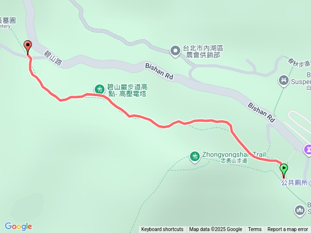 【任務一】2025臺北大縱走臺北大縱走第五段：捷運劍潭站至碧山巖（劍潭支線）202512132043預覽圖