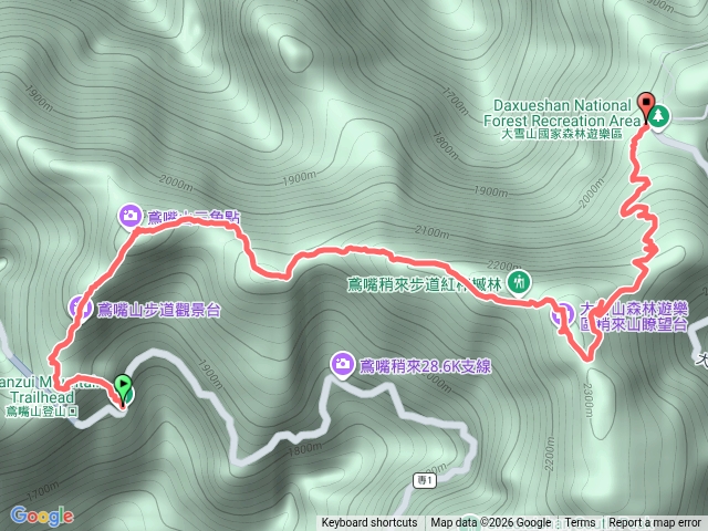鳶嘴山稍來山縱走115.3.21預覽圖