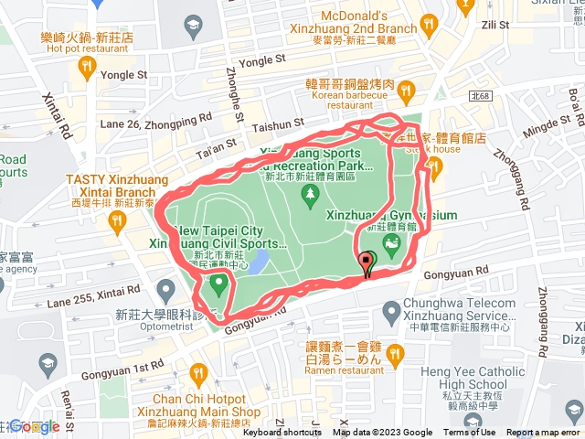 6/21新莊運動公園晨走5K