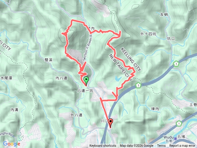 拱北殿、三秀山、北港山、刣狗寮山、圍貓尖山、鮕鮐坑山