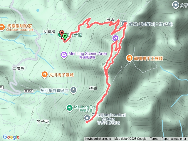 20251019伍龍步道-梅峰-竹子尖山-福光山