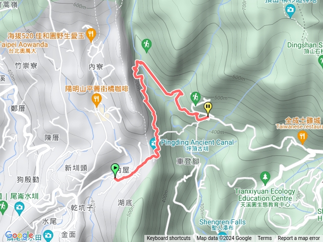 琳-內厝站-坪頂古圳步道-內雙溪古道-登峰圳步道-頂山公車站預覽圖