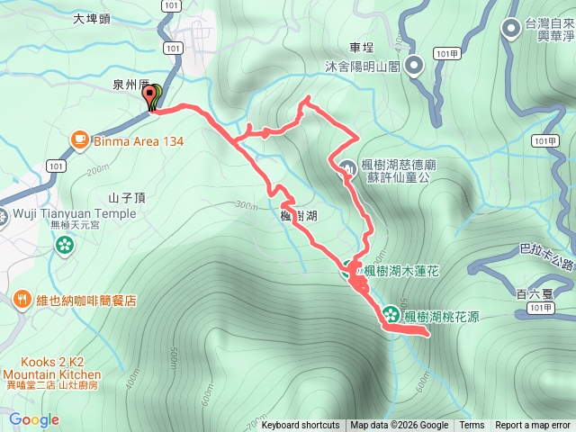 跤頭趺崙步道-巨石花園-楓樹湖古道O型預覽圖