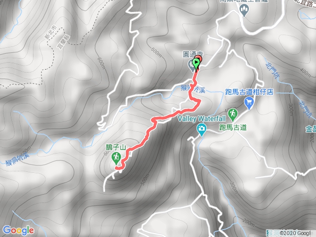 20200119圓通寺起登鵲子山