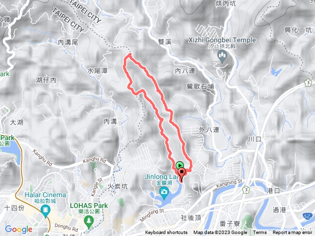 老鷲尖山翠湖O圈