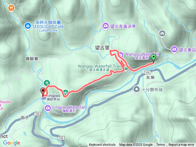 望古車站-望古瀑布-嶺腳寮山-嶺腳車站