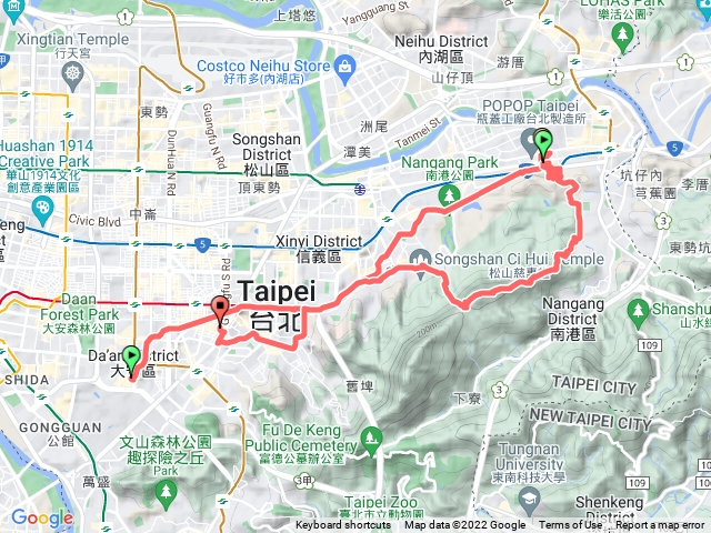 2022/07/28南港山區大縱走