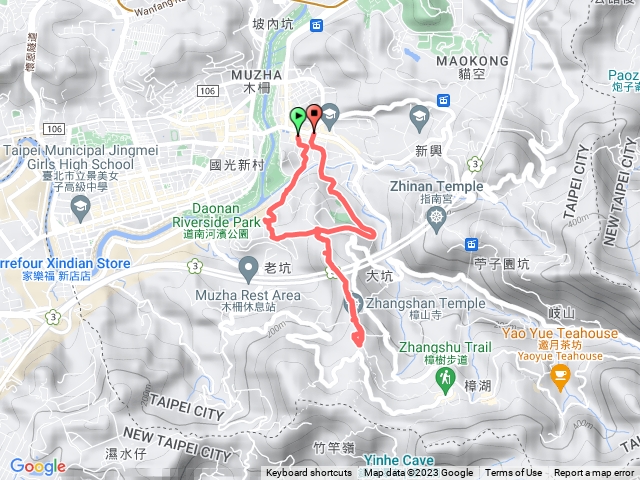 政大飛龍步道、樟山、樟湖山1120304