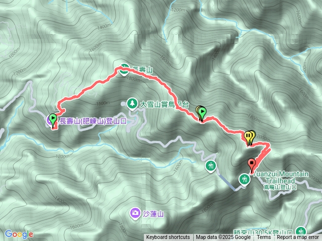 長壽山鳶嘴西陵縱走