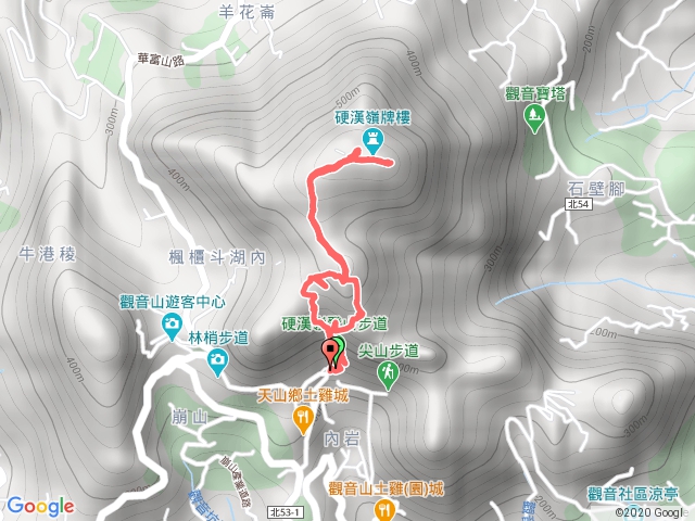 硬漢嶺尖山