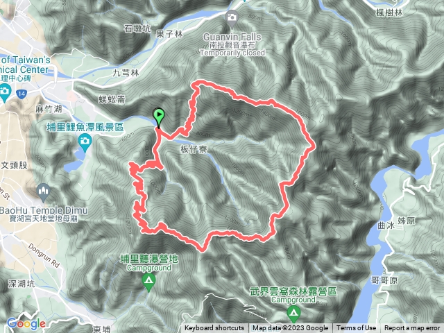 2023.4.10.舊武界越山縱走橫屏山O型八連峰