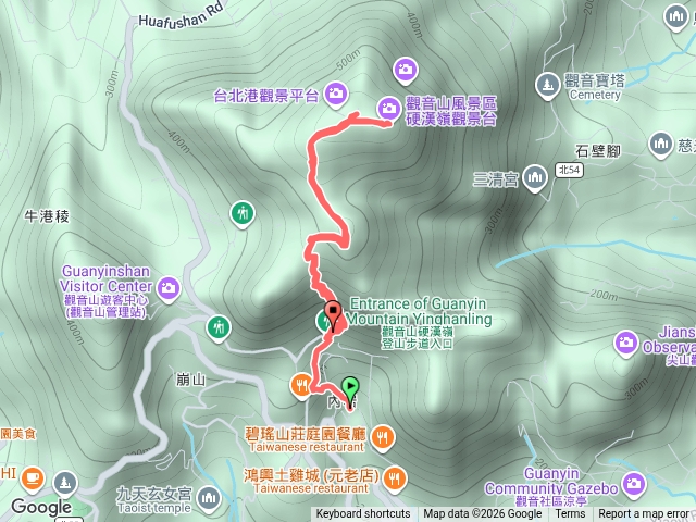 觀音山一字來回