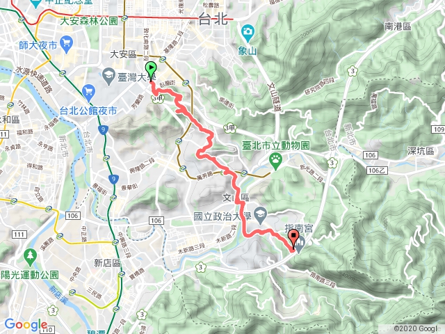 福州山、貓空健行