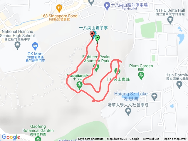 十八尖山之三角點好奇怪