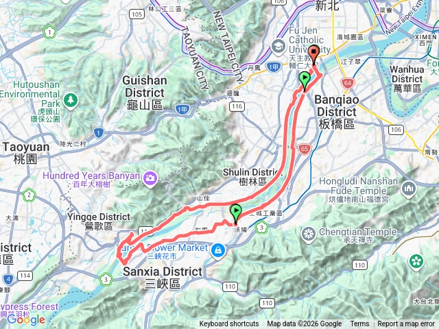 新月橋-三鷹橋來回