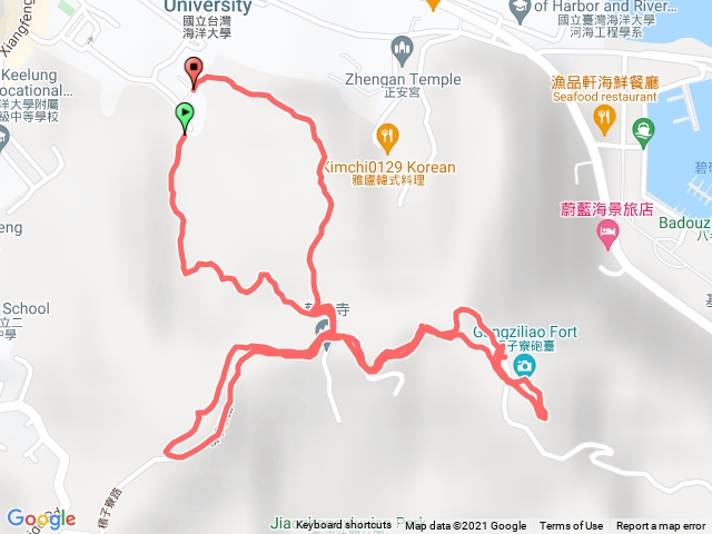 小百岳集起來槓子寮砲台、槓子寮山步道(龍崗步道)202109251522