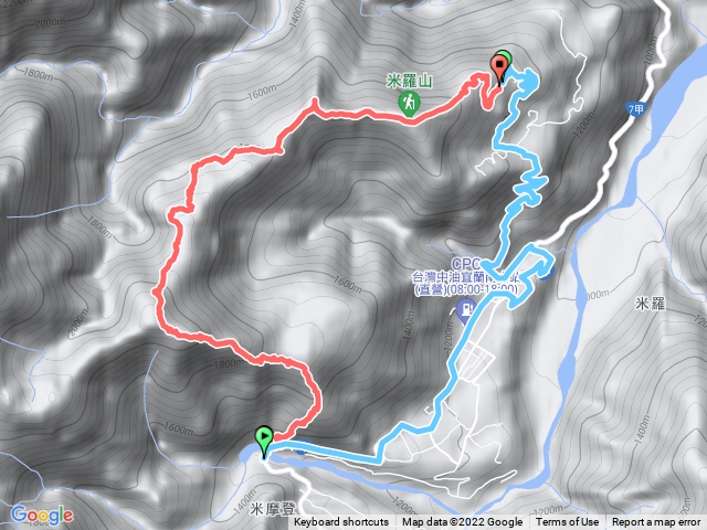 2022-0626_佐米縱走（佐得寒山-米羅山）