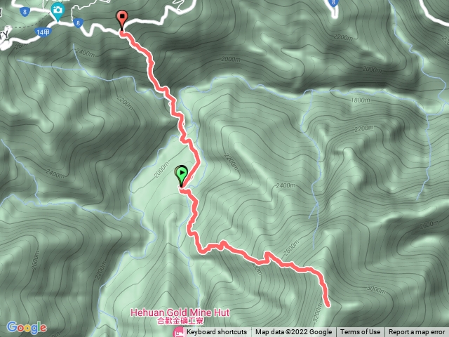 大禹嶺台8線111.2K登屏風山來回，2天1夜