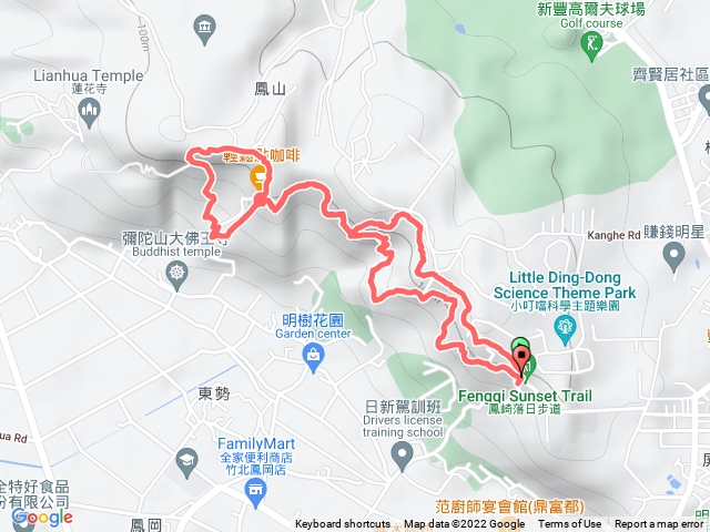 鳳崎落日登山步道（主+支線）