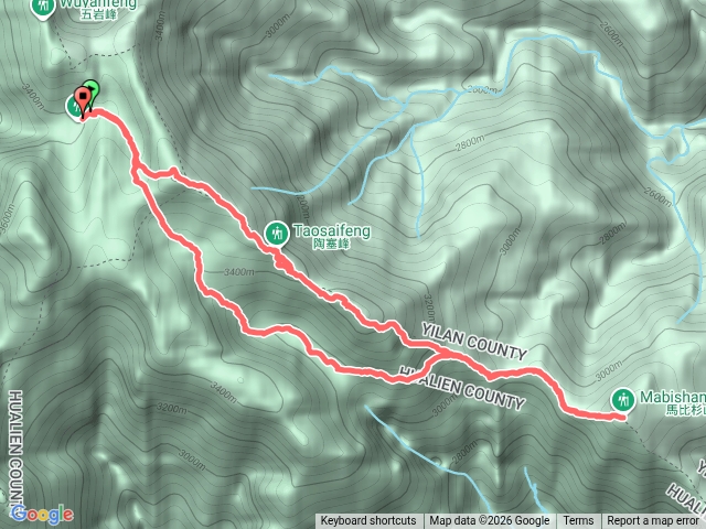 南湖山莊直上南湖東峰、馬比杉山預覽圖