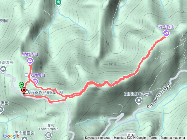 三峽金敏四山連走（金詩賽內）預覽圖