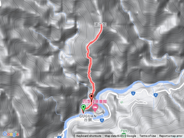 波津加山（谷關郵局