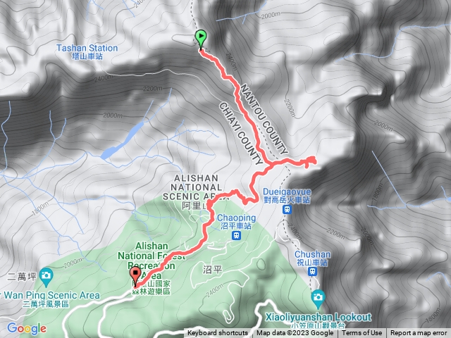 大塔山_下山_阿里山園區