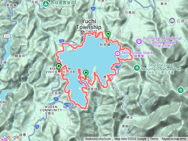 日月潭徒步環湖