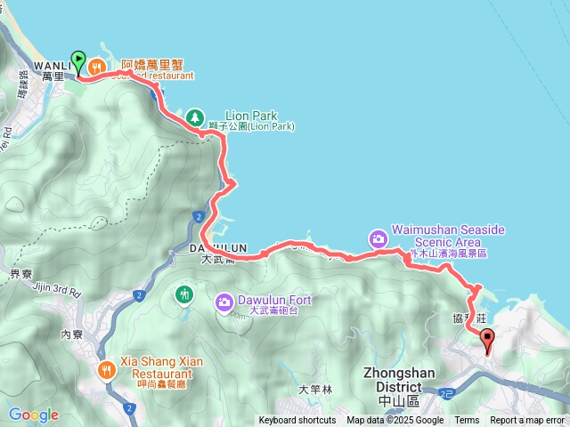 萬里漁港至海興游泳池