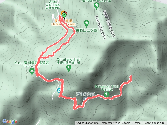 東眼山3+7（餐廳旁停車場到觀瀑橋折返）