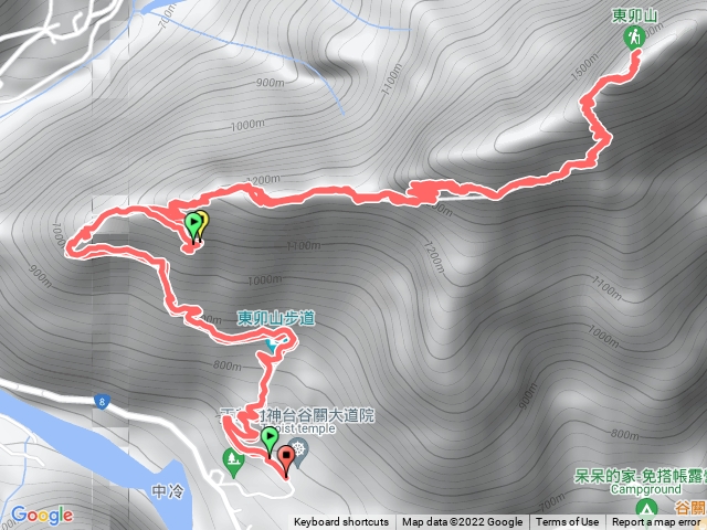 谷關大道院上東卯山