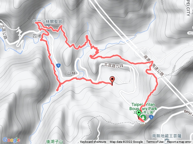 四堵山苗圃o型走