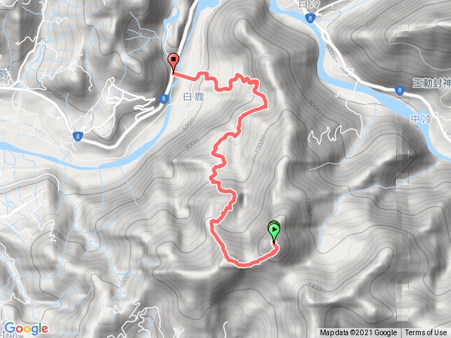 白毛O型下山