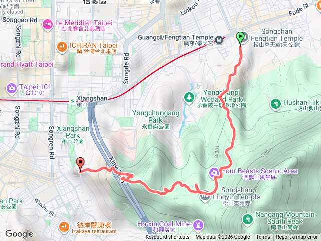四獸山步道預覽圖