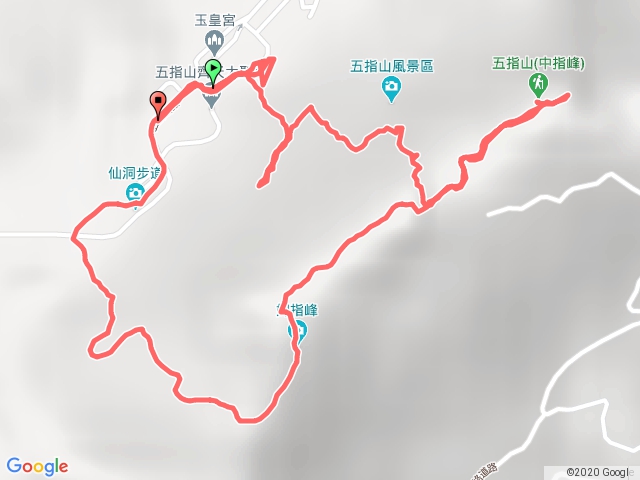 20190715五指山-玉皇宮 拇指食指中指峰 下灶君堂