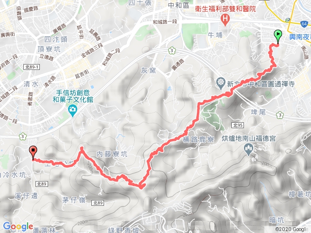 外南勢角山（國旗嶺）連走清水大尖山5連峰