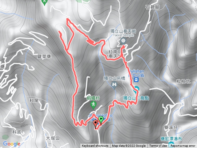 樟腦寮車站-獨立山-阿拔泉山-樟腦寮車站