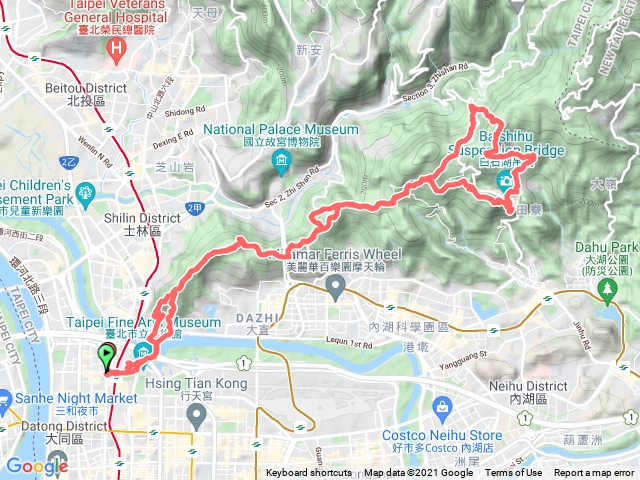 圓山-碧山巖-大崙頭山