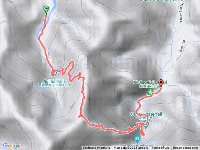 20230416舊寮瀑布、新舊寮山徑步道、新寮瀑布（福佳登山社）