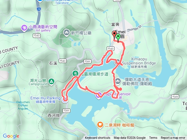 峨眉湖環湖步道預覽圖