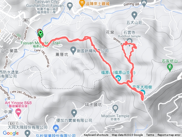 福源山步道、石雲森林步道預覽圖