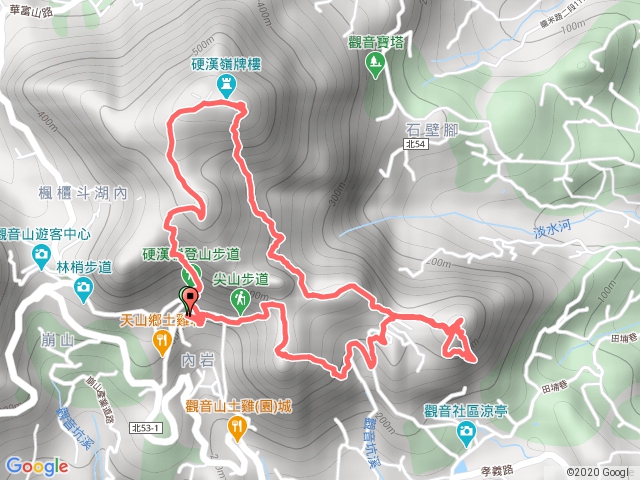 觀音山硬漢嶺環走占山鷹仔尖