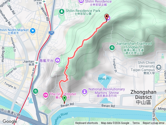 圓山風景區-北安路、三美、老地方預覽圖